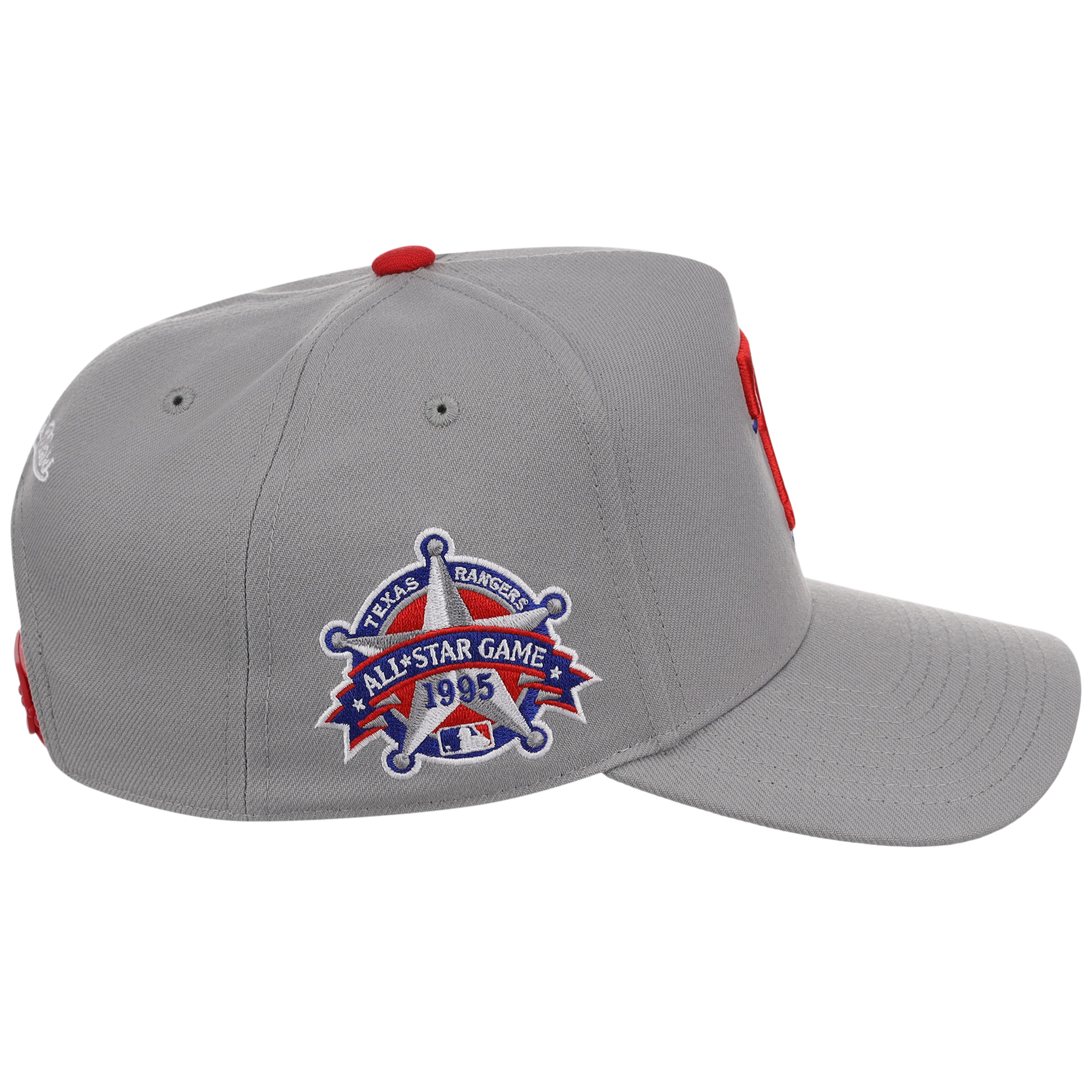 Texas Rangers Mitchell & Ness MLB 'Era Flip' Heritage Series Pro Pinch - Grey/Grey