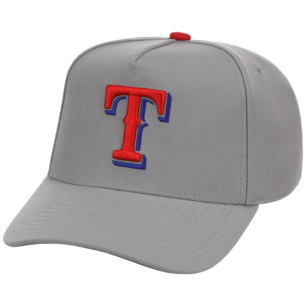 Texas Rangers Mitchell & Ness MLB 'Era Flip' Heritage Series Pro Pinch - Grey/Grey