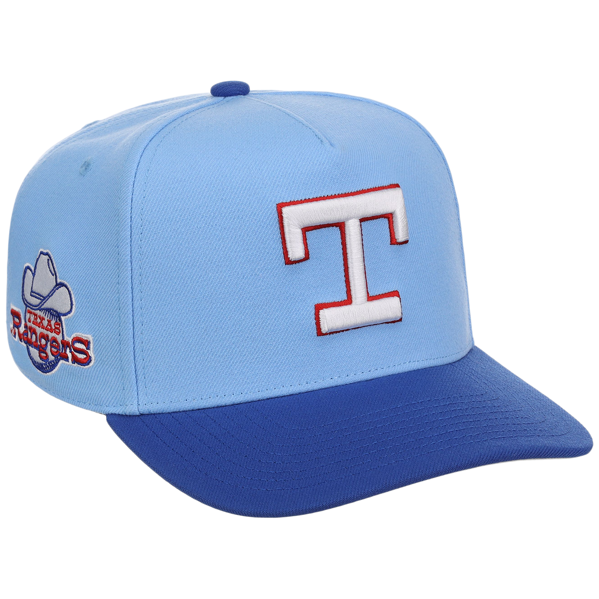Texas Rangers Mitchell & Ness MLB 'Era Flip' Heritage Series Pro Pinch - Sky/Royal