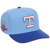 Texas Rangers Mitchell & Ness MLB 'Era Flip' Heritage Series Pro Pinch - Sky/Royal