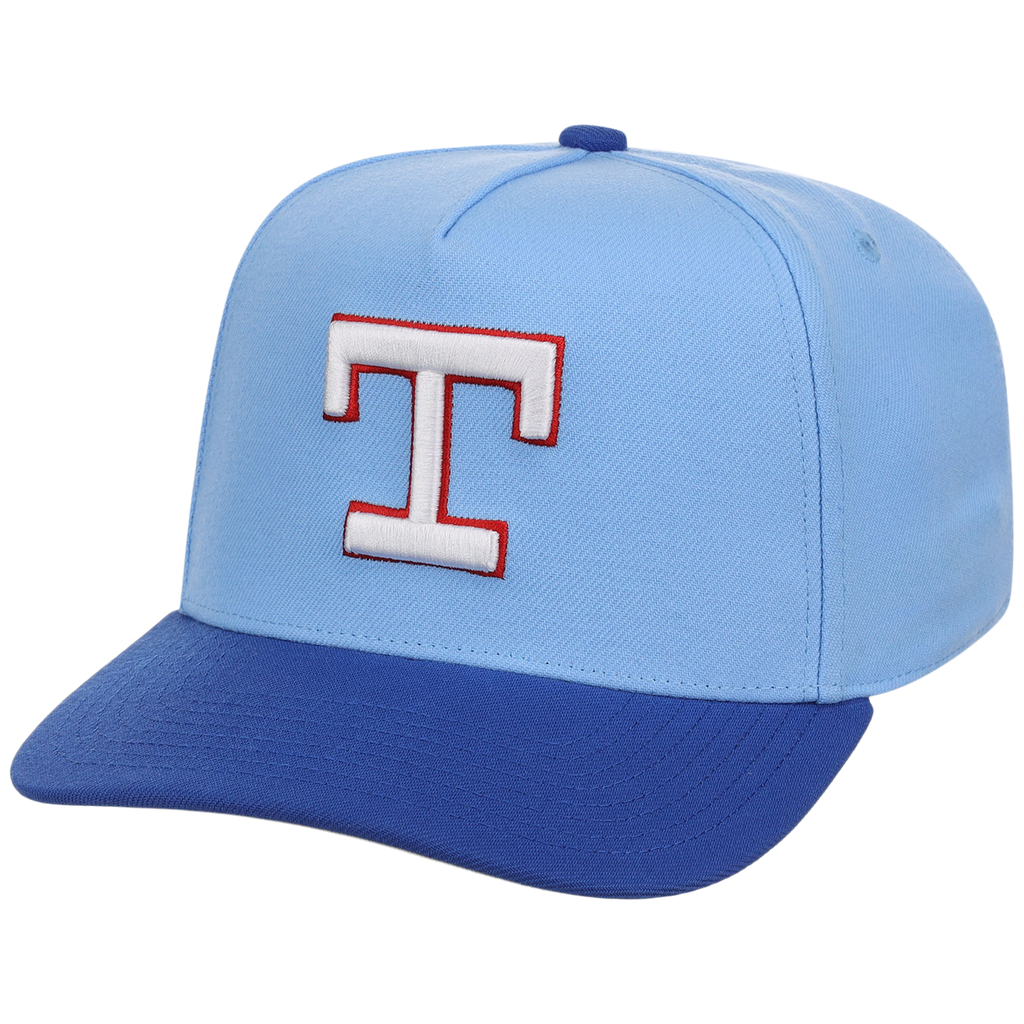 Texas Rangers Mitchell & Ness MLB 'Era Flip' Heritage Series Pro Pinch - Sky/Royal