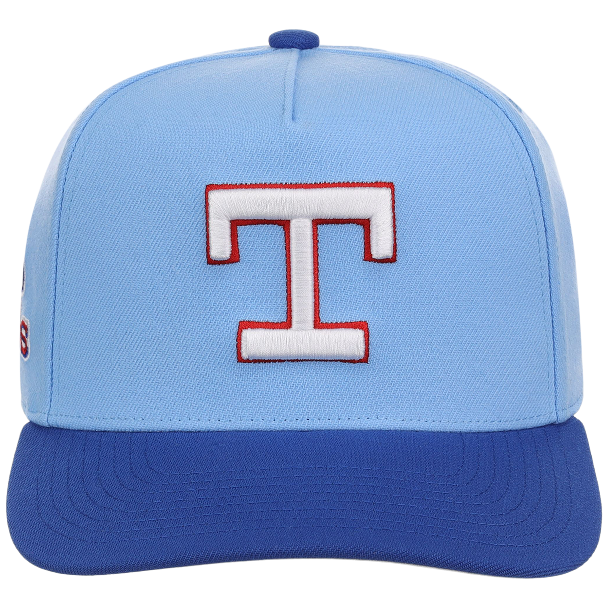 Texas Rangers Mitchell & Ness MLB 'Era Flip' Heritage Series Pro Pinch - Sky/Royal