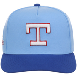 Texas Rangers Mitchell & Ness MLB 'Era Flip' Heritage Series Pro Pinch - Sky/Royal