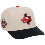 Texas Rangers Mitchell & Ness MLB 'Era Flip' Heritage Series Pro Pinch - Cream/Black