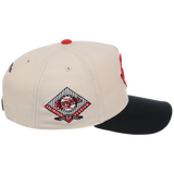 Texas Rangers Mitchell & Ness MLB 'Era Flip' Heritage Series Pro Pinch - Cream/Black