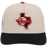 Texas Rangers Mitchell & Ness MLB 'Era Flip' Heritage Series Pro Pinch - Cream/Black