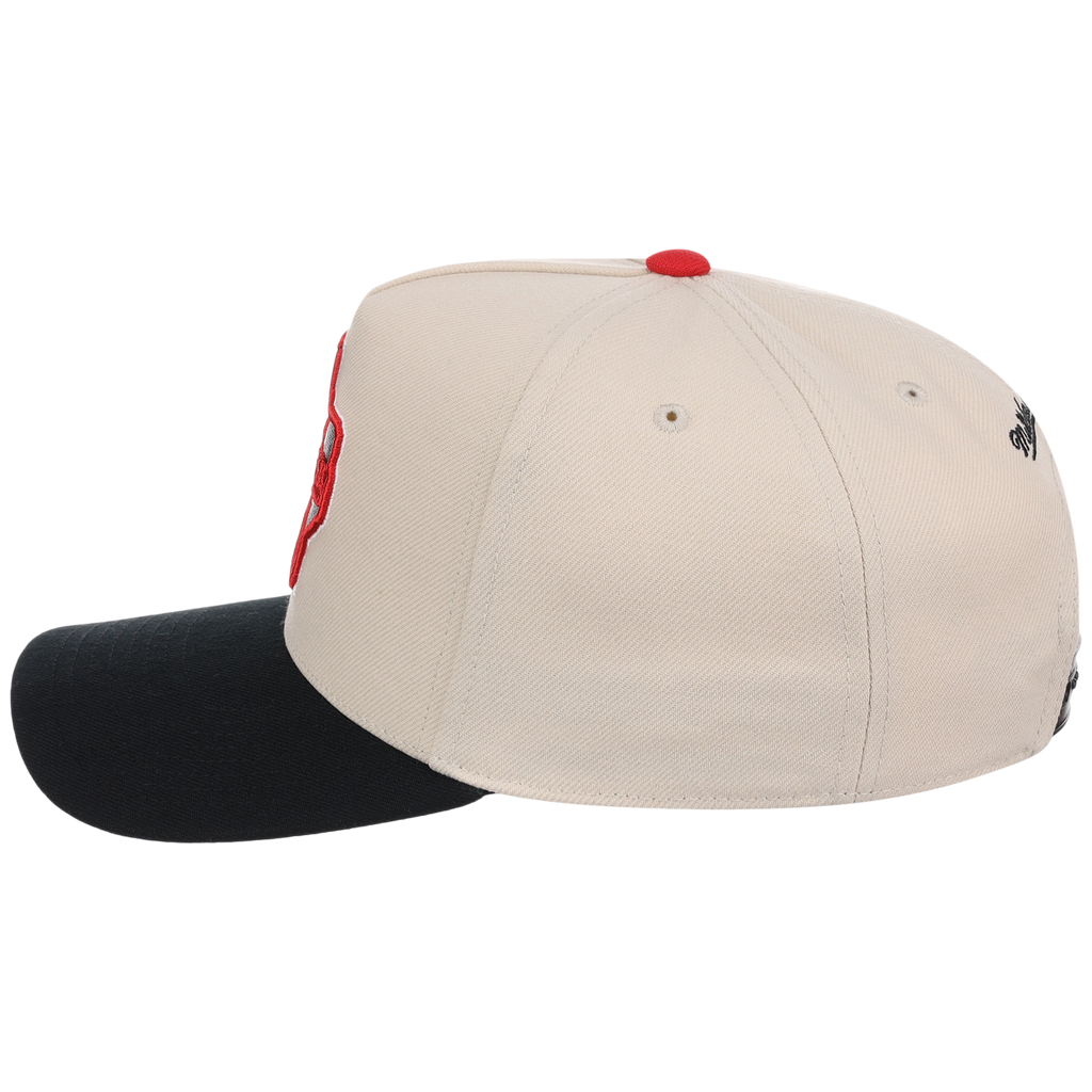 Texas Rangers Mitchell & Ness MLB 'Era Flip' Heritage Series Pro Pinch - Cream/Black