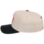 Texas Rangers Mitchell & Ness MLB 'Era Flip' Heritage Series Pro Pinch - Cream/Black