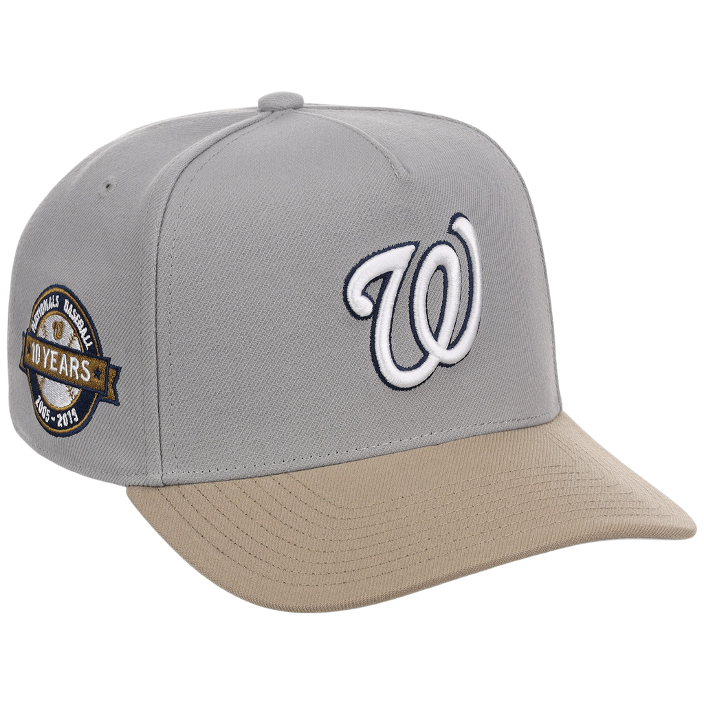 Washington Nationals Mitchell & Ness MLB 'Era Flip' Heritage Series Pro Pinch - Grey/Tan
