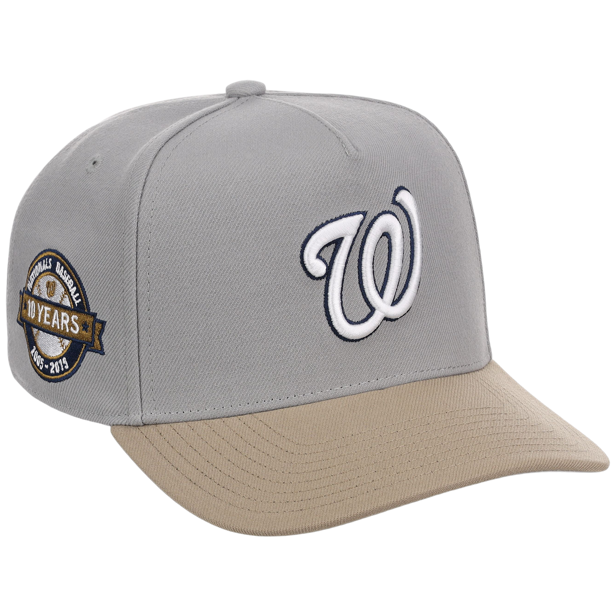 Washington Nationals Mitchell & Ness MLB 'Era Flip' Heritage Series Pro Pinch - Grey/Tan