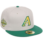 Arizona Diamondbacks Phoenix Fairway New Era 59FIFTY Stone/Green