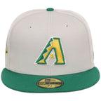 Arizona Diamondbacks Phoenix Fairway New Era 59FIFTY Stone/Green