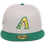 Arizona Diamondbacks Phoenix Fairway New Era 59FIFTY Stone/Green