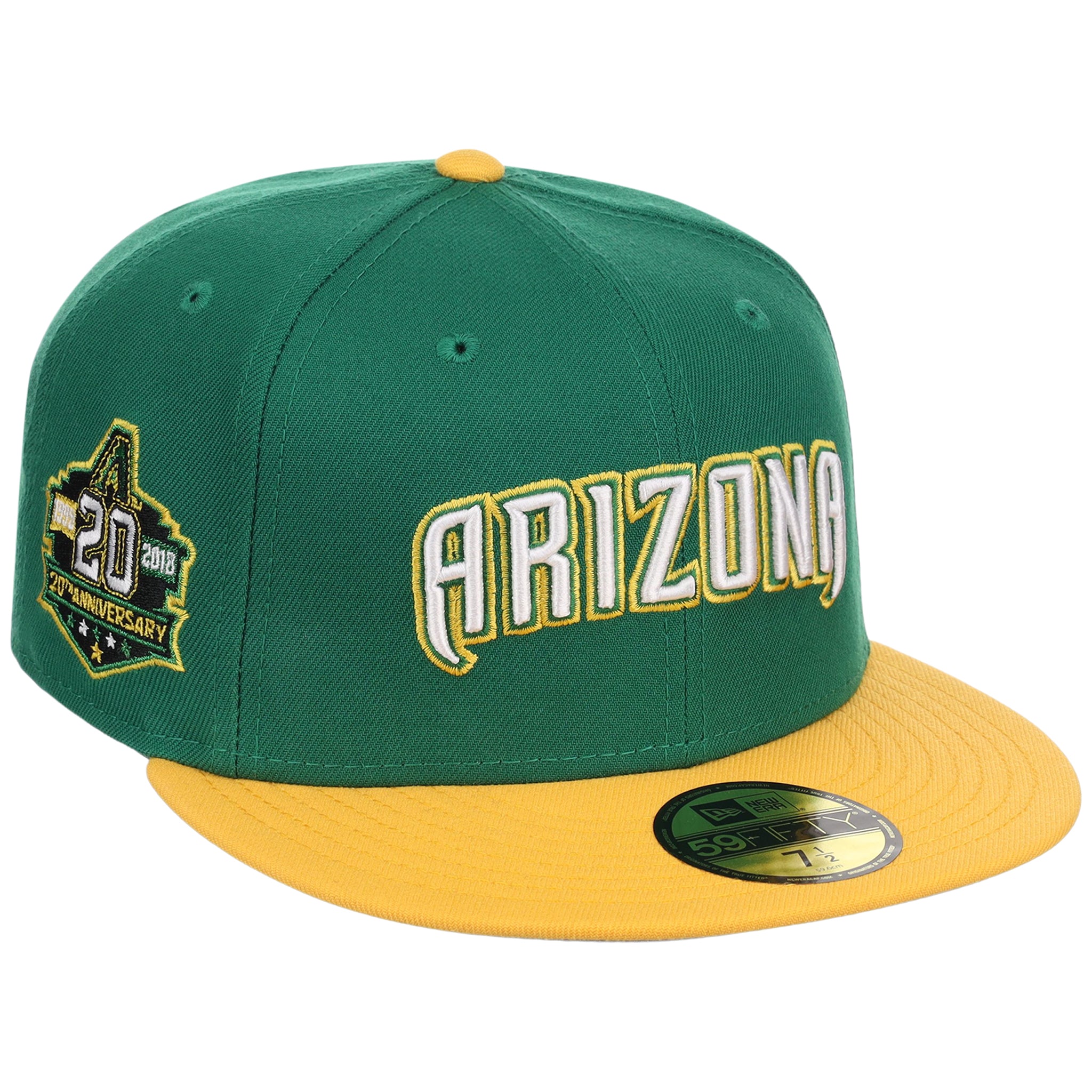 Arizona Diamondbacks Phoenix Fairway New Era 59FIFTY Green/Yellow
