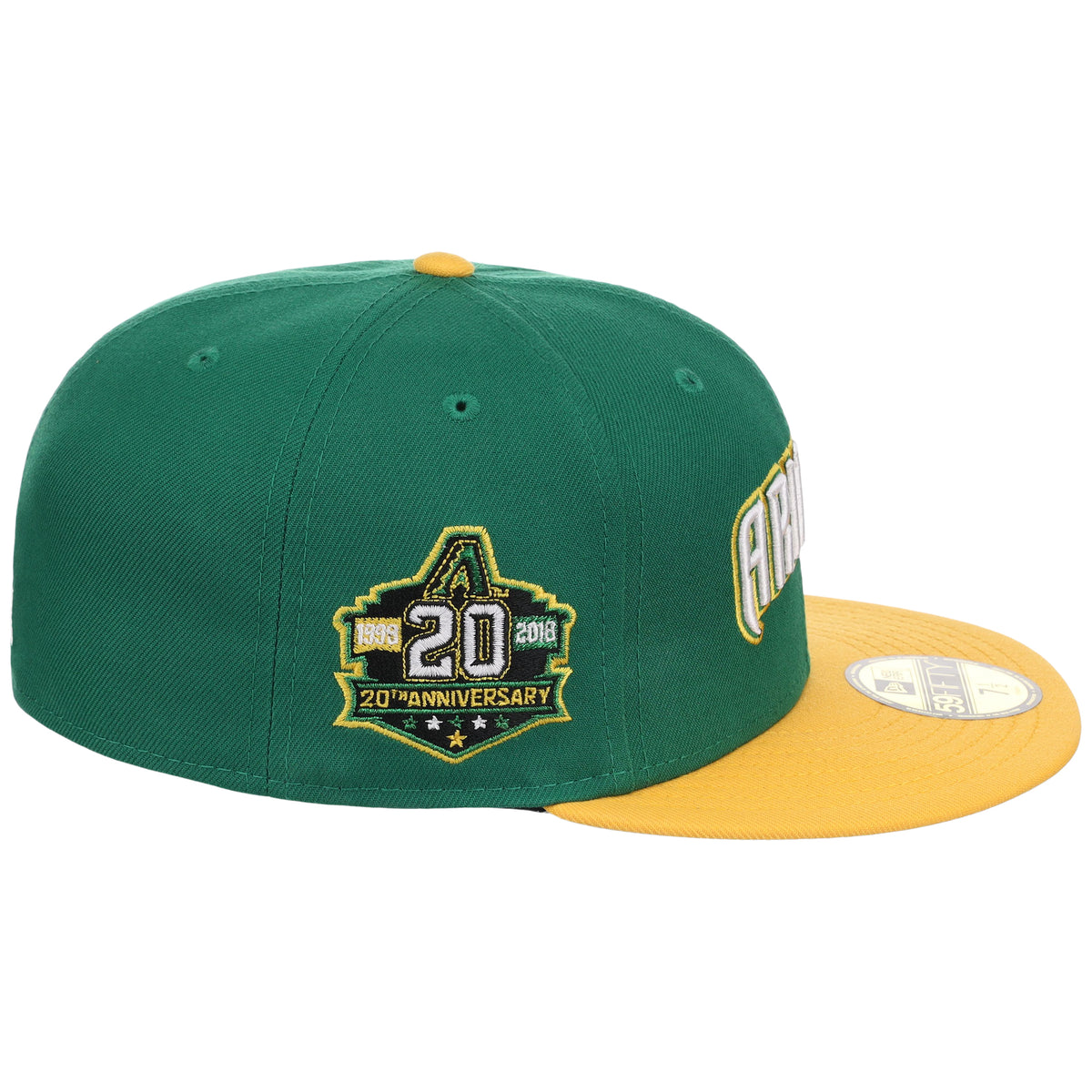 Arizona Diamondbacks Phoenix Fairway New Era 59FIFTY Green/Yellow