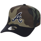 Atlanta Braves MLB Woodland Contrast New Era 9FORTY