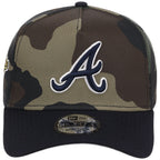 Atlanta Braves MLB Woodland Contrast New Era 9FORTY