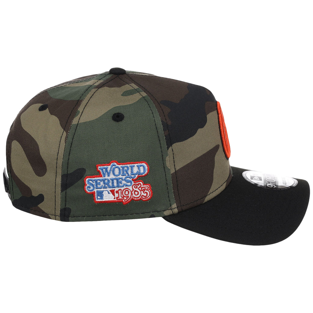 Baltimore Orioles MLB Woodland Contrast New Era 9FORTY