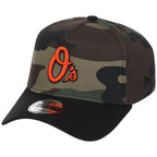 Baltimore Orioles MLB Woodland Contrast New Era 9FORTY