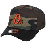Baltimore Orioles MLB Woodland Contrast New Era 9FORTY