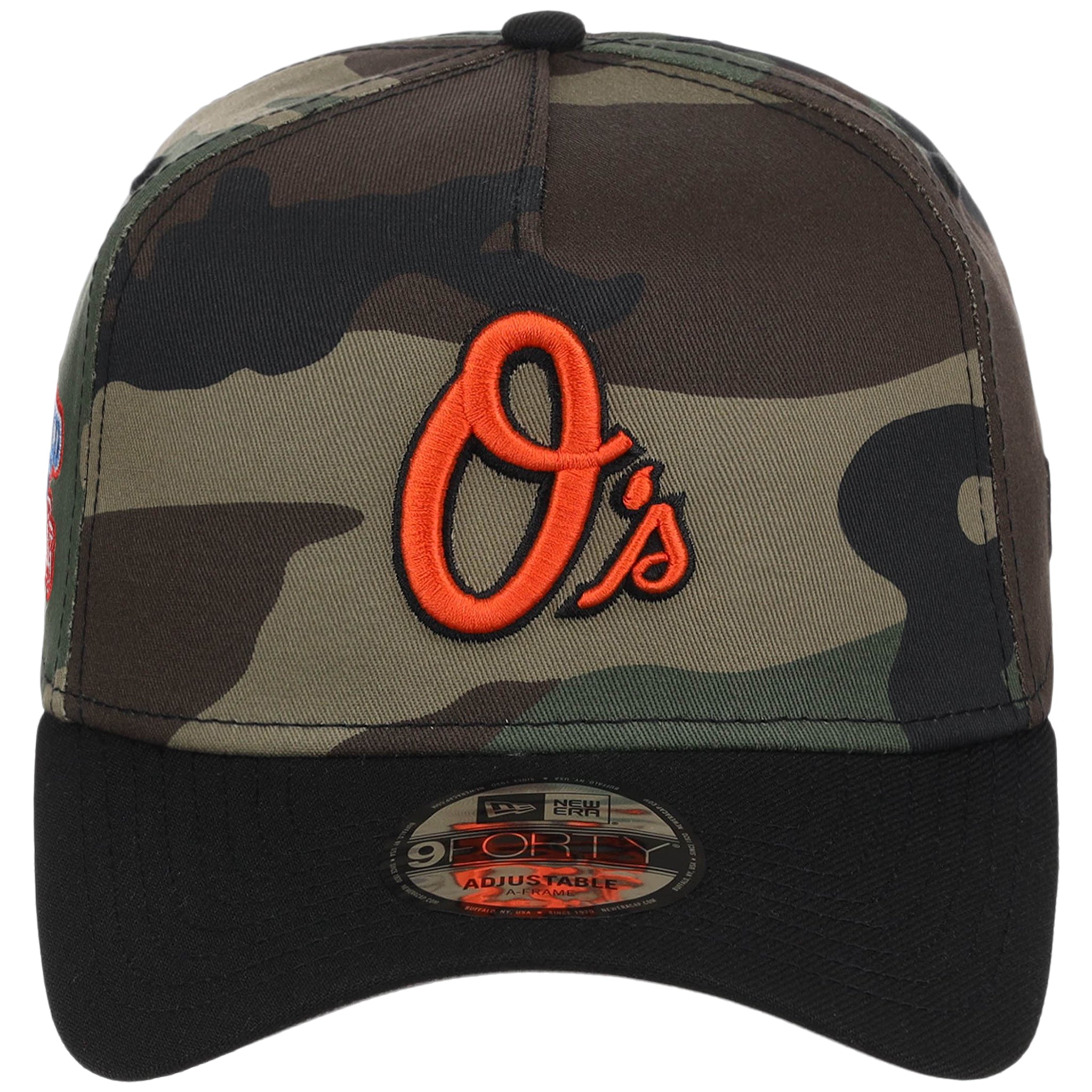 Baltimore Orioles MLB Woodland Contrast New Era 9FORTY