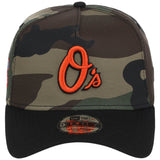 Baltimore Orioles MLB Woodland Contrast New Era 9FORTY