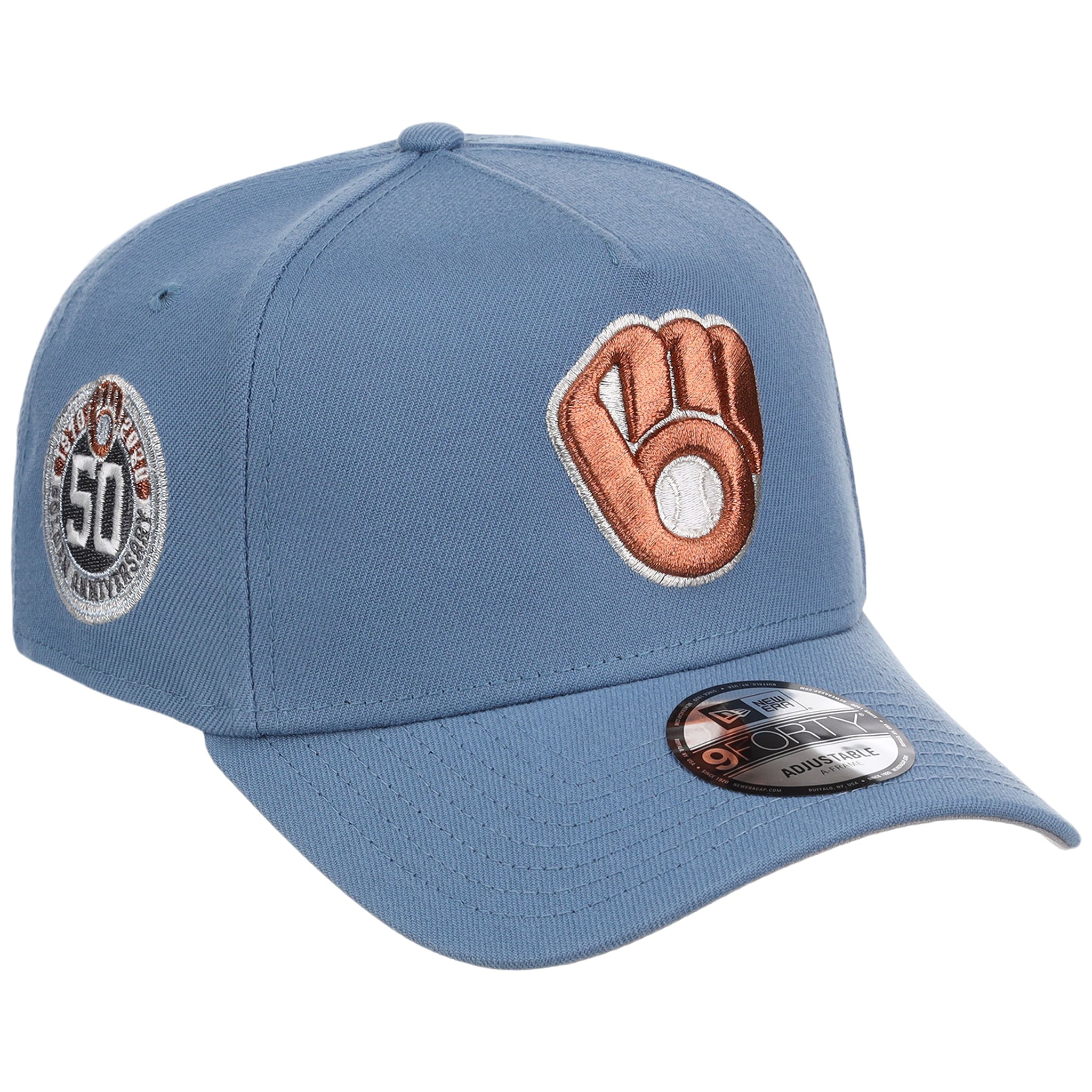 Milwaukee Brewers MLB Faded Blue New Era 9FORTY