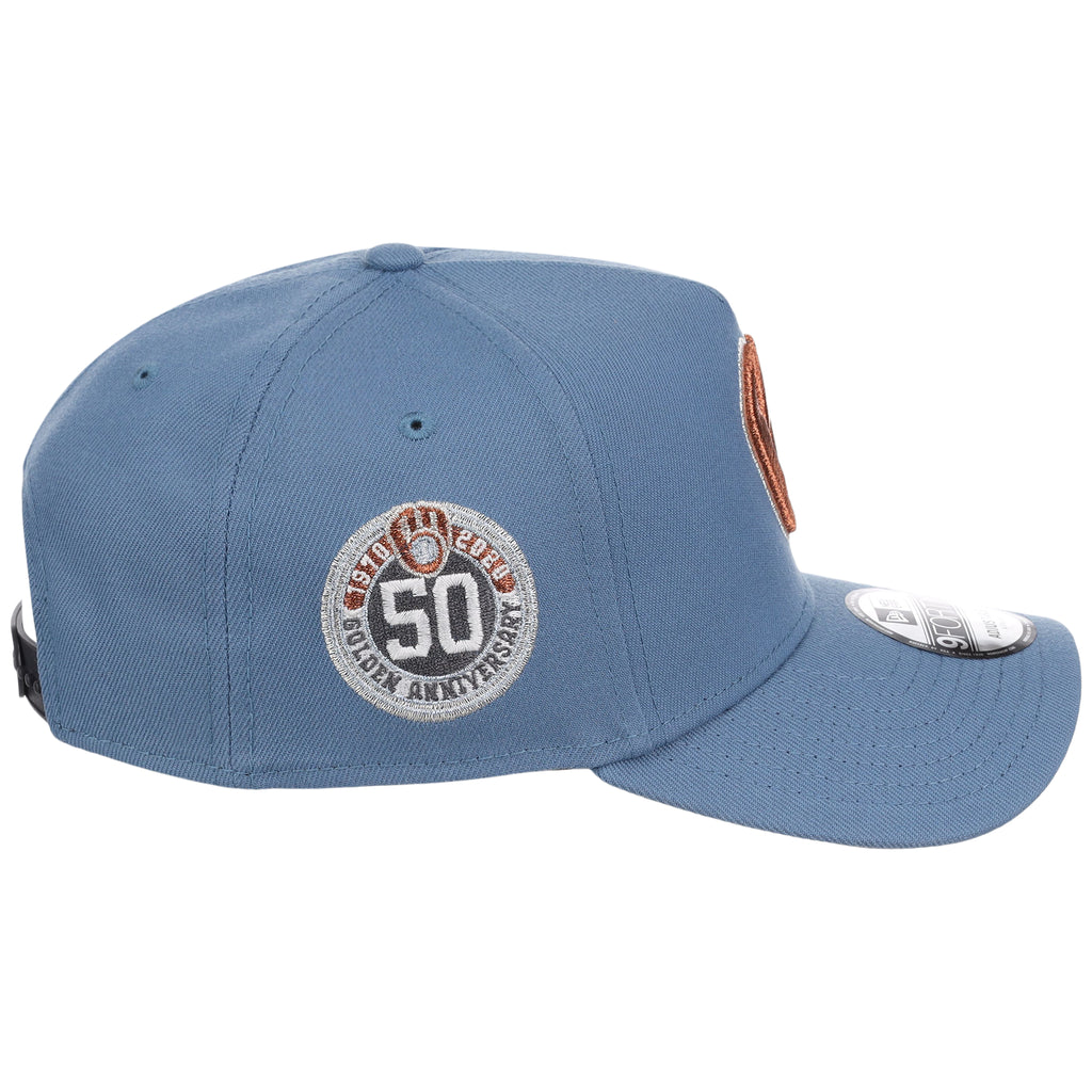Milwaukee Brewers MLB Faded Blue New Era 9FORTY