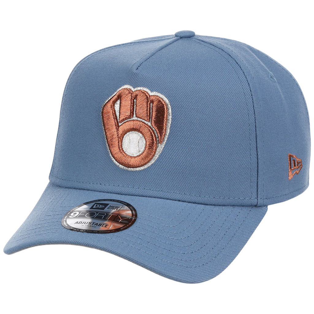 Milwaukee Brewers MLB Faded Blue New Era 9FORTY
