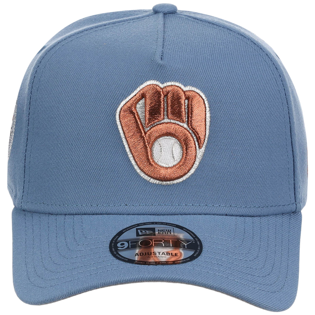 Milwaukee Brewers MLB Faded Blue New Era 9FORTY