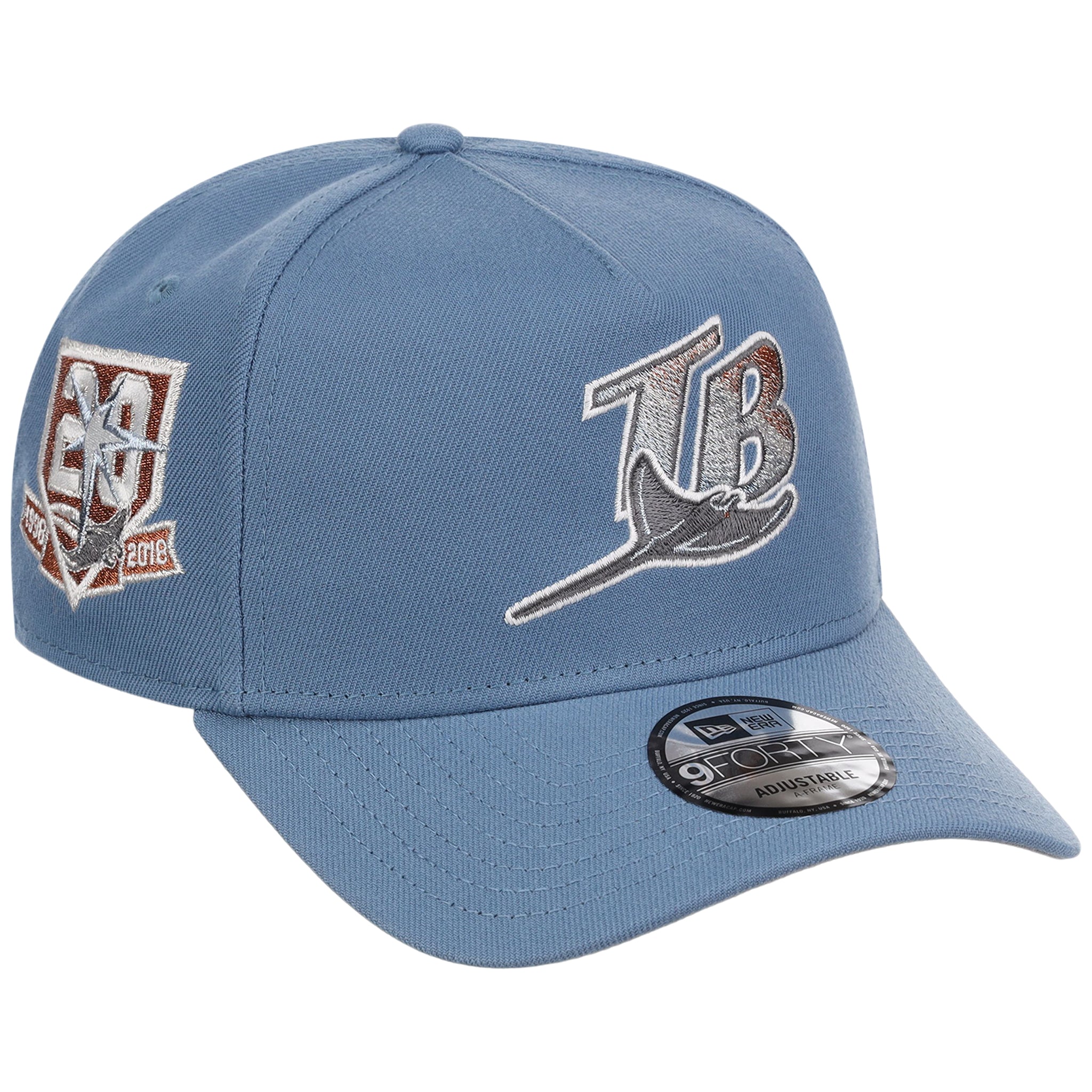 Tampa Bay Rays MLB Faded Blue New Era 9FORTY