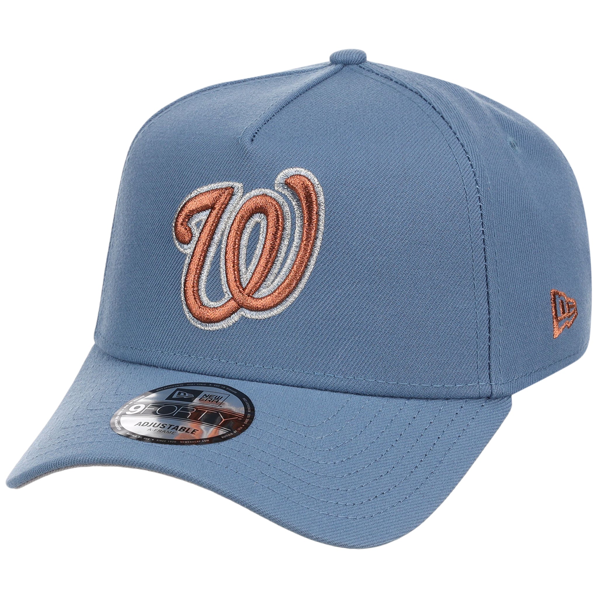 Washington Nationals MLB Faded Blue New Era 9FORTY
