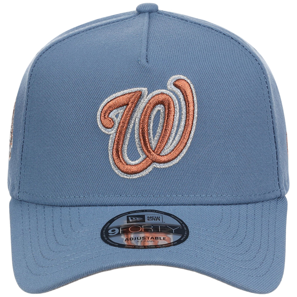 Washington Nationals MLB Faded Blue New Era 9FORTY