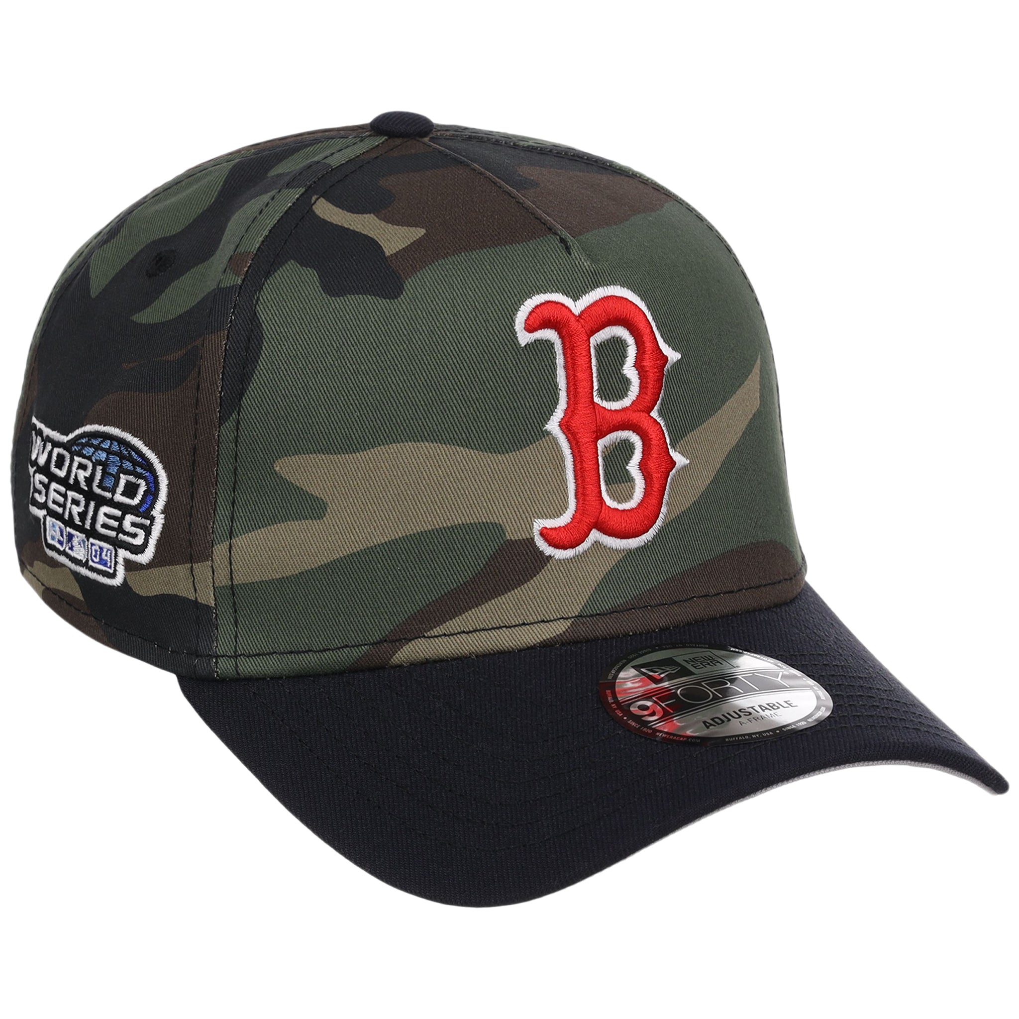 Boston Red Sox MLB Woodland Contrast New Era 9FORTY
