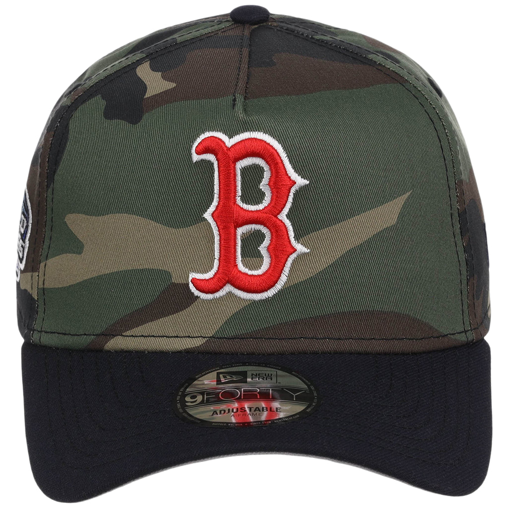 Boston Red Sox MLB Woodland Contrast New Era 9FORTY