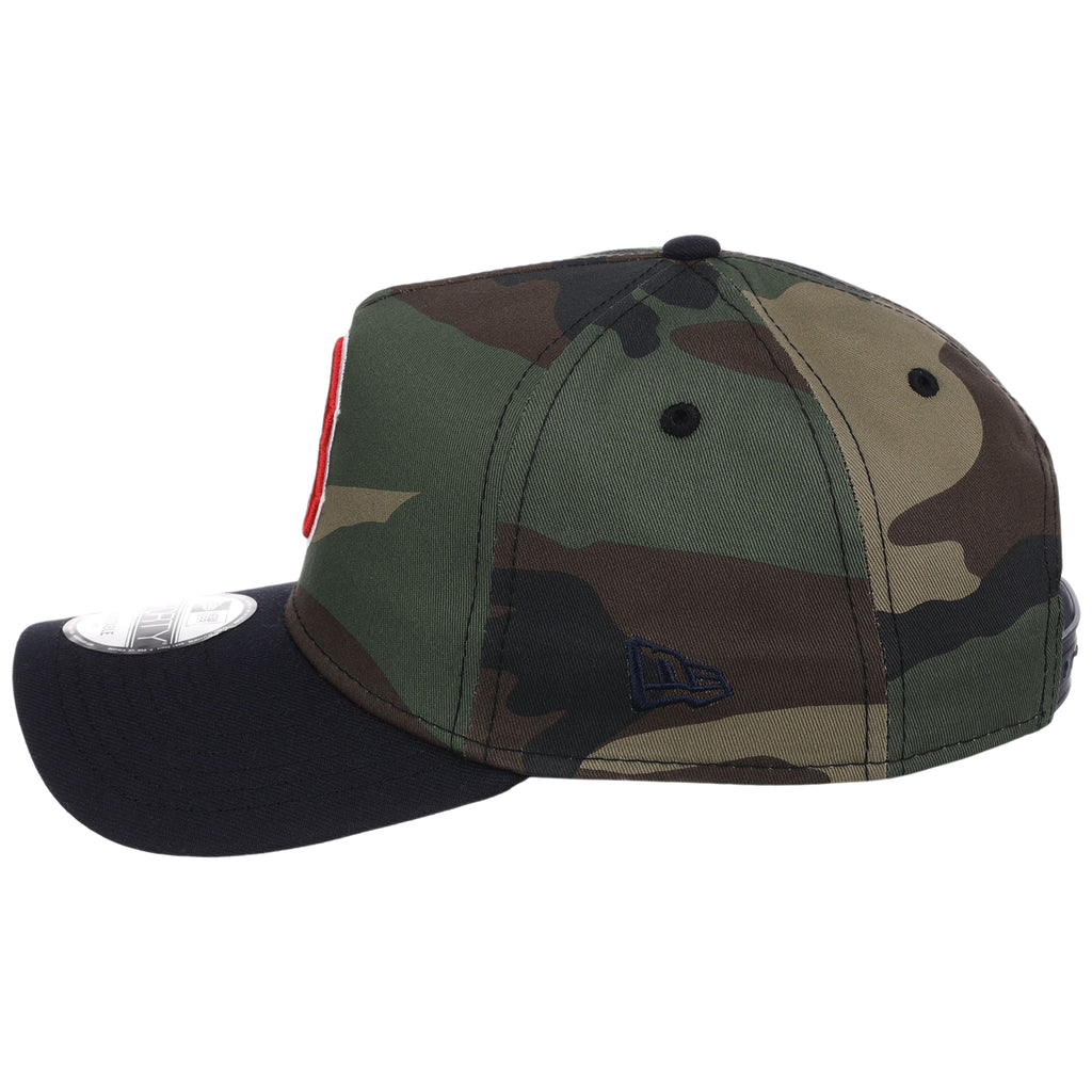 Boston Red Sox MLB Woodland Contrast New Era 9FORTY