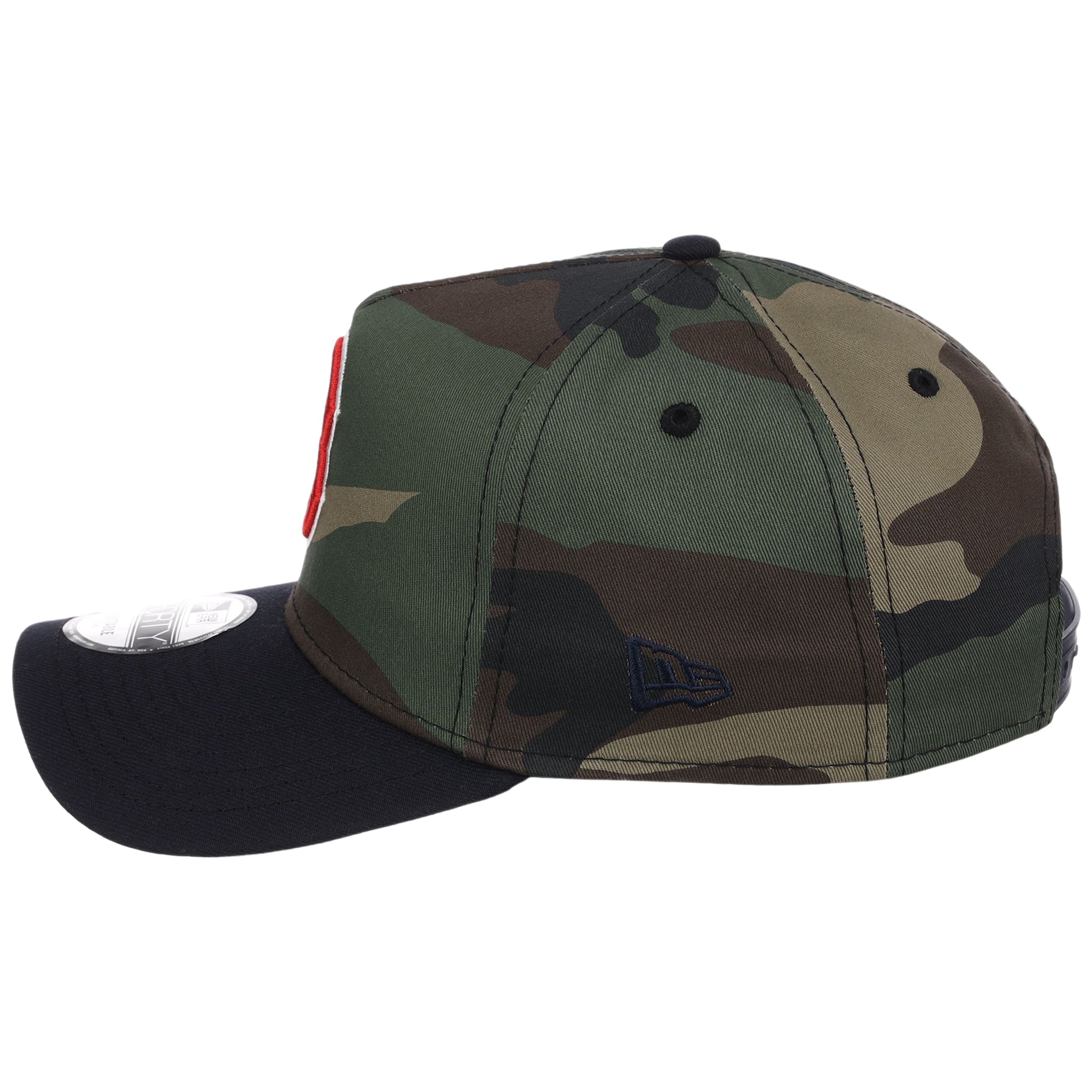 Boston Red Sox MLB Woodland Contrast New Era 9FORTY