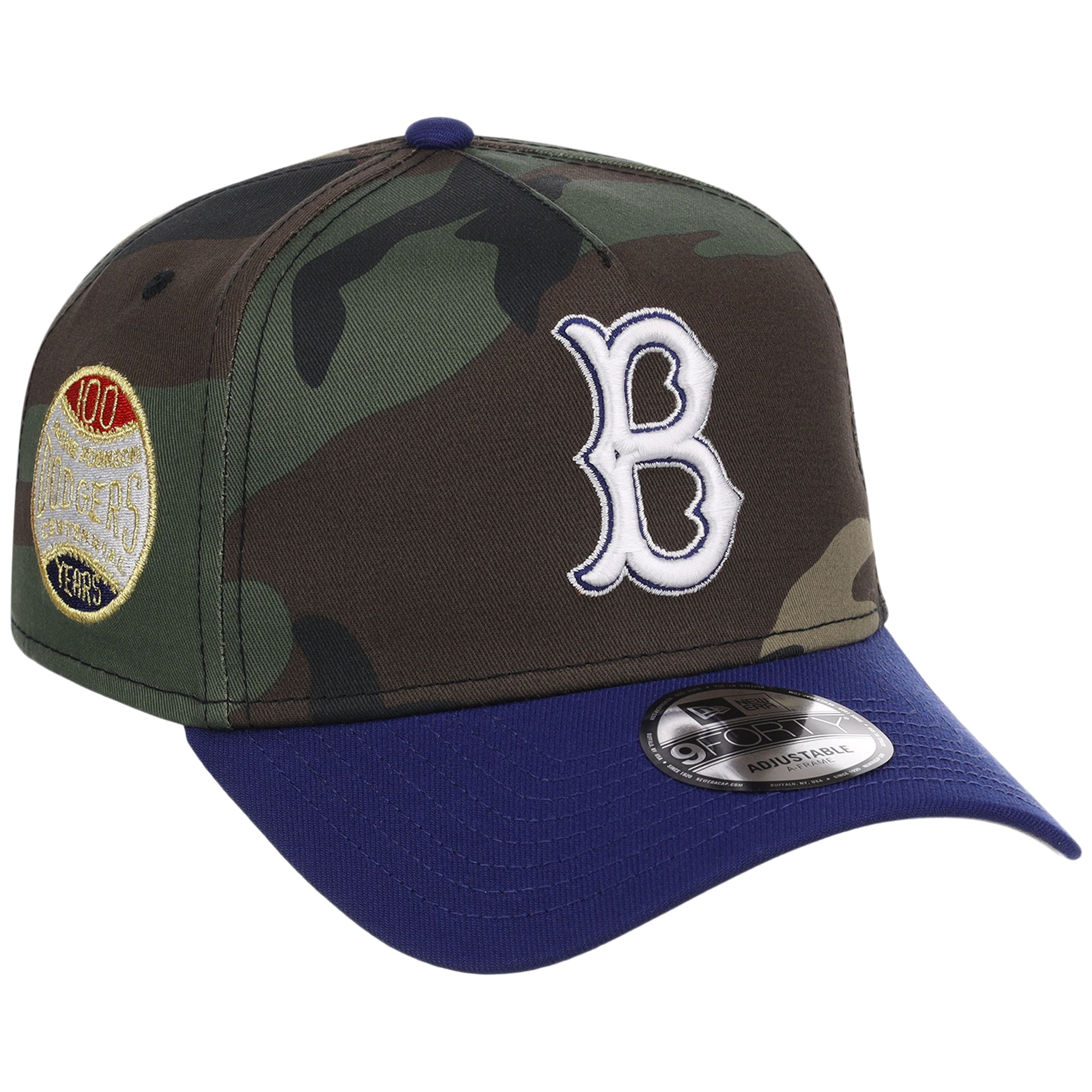 Brooklyn Dodgers MLB Woodland Contrast New Era 9FORTY