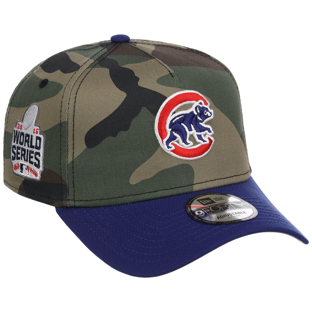 Chicago Cubs MLB Woodland Contrast New Era 9FORTY