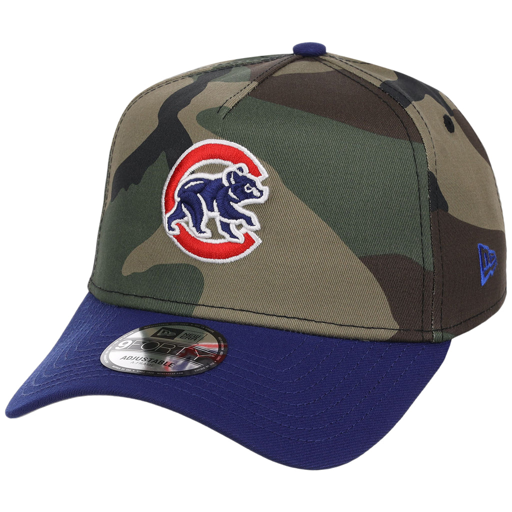 Chicago Cubs MLB Woodland Contrast New Era 9FORTY