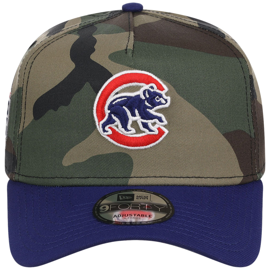 Chicago Cubs MLB Woodland Contrast New Era 9FORTY