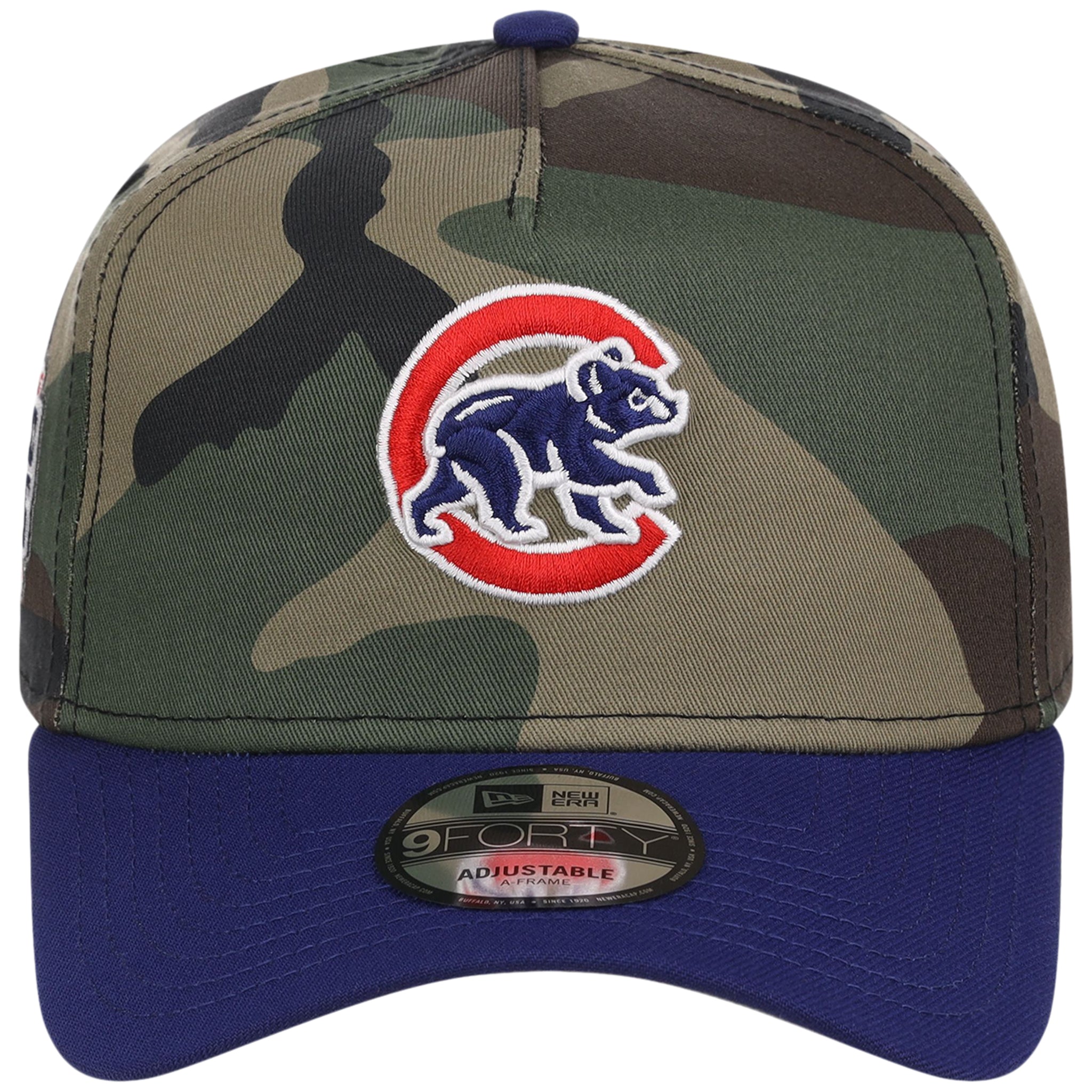 Chicago Cubs MLB Woodland Contrast New Era 9FORTY