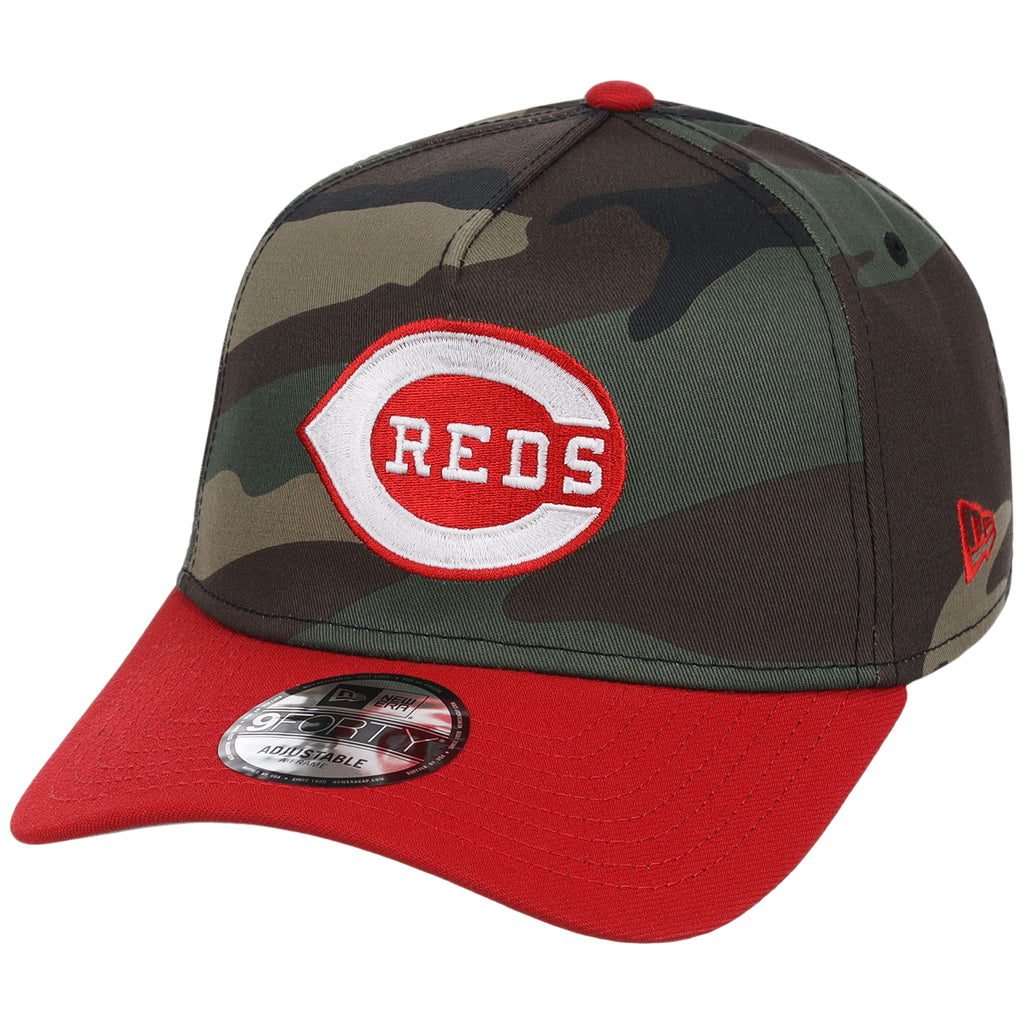 Cincinnati Reds MLB Woodland Contrast New Era 9FORTY
