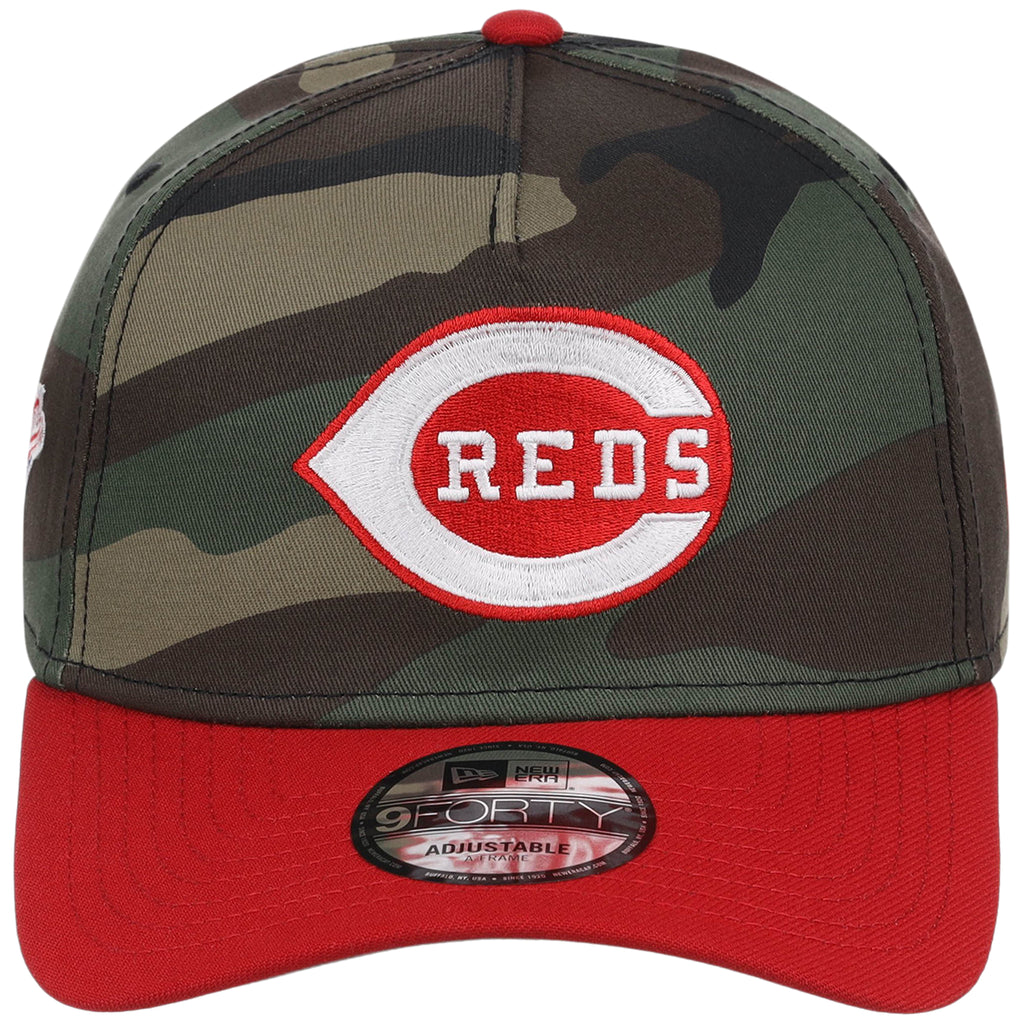 Cincinnati Reds MLB Woodland Contrast New Era 9FORTY
