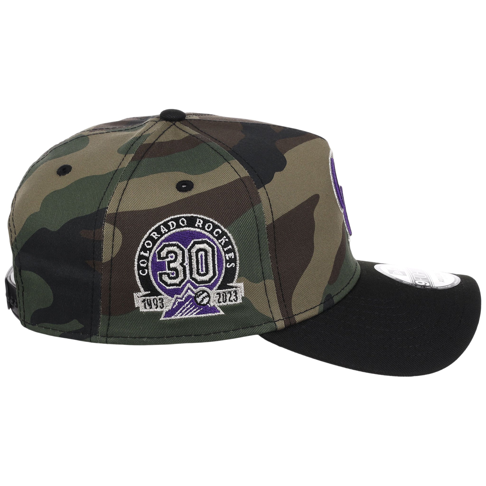 Colorado Rockies MLB Woodland Contrast New Era 9FORTY