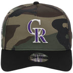 Colorado Rockies MLB Woodland Contrast New Era 9FORTY