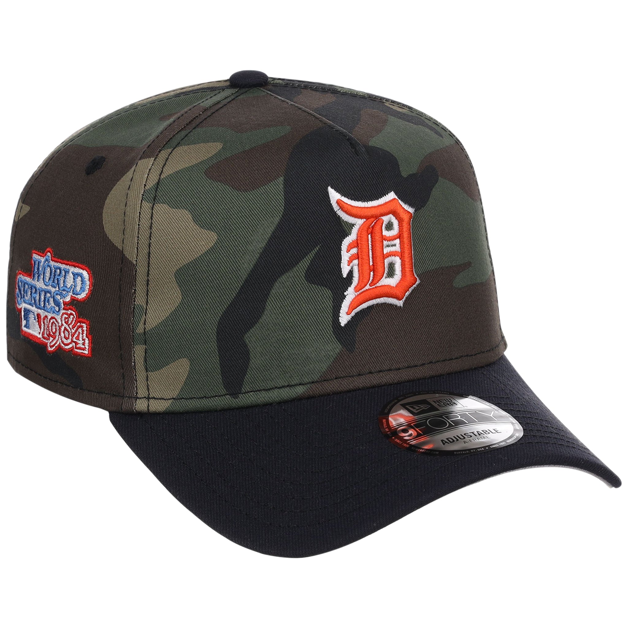 Detroit Tigers MLB Woodland Contrast New Era 9FORTY