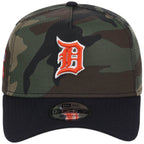 Detroit Tigers MLB Woodland Contrast New Era 9FORTY