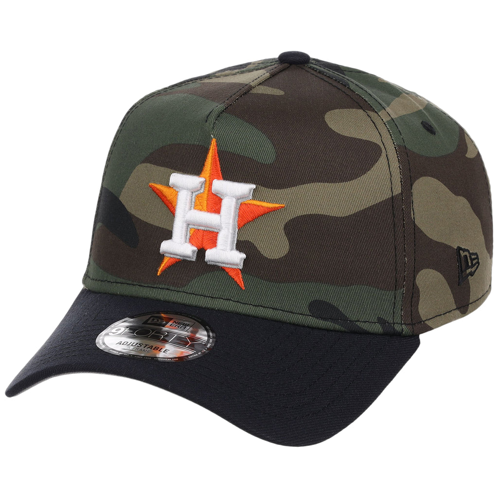 Houston Astros MLB Woodland Contrast New Era 9FORTY