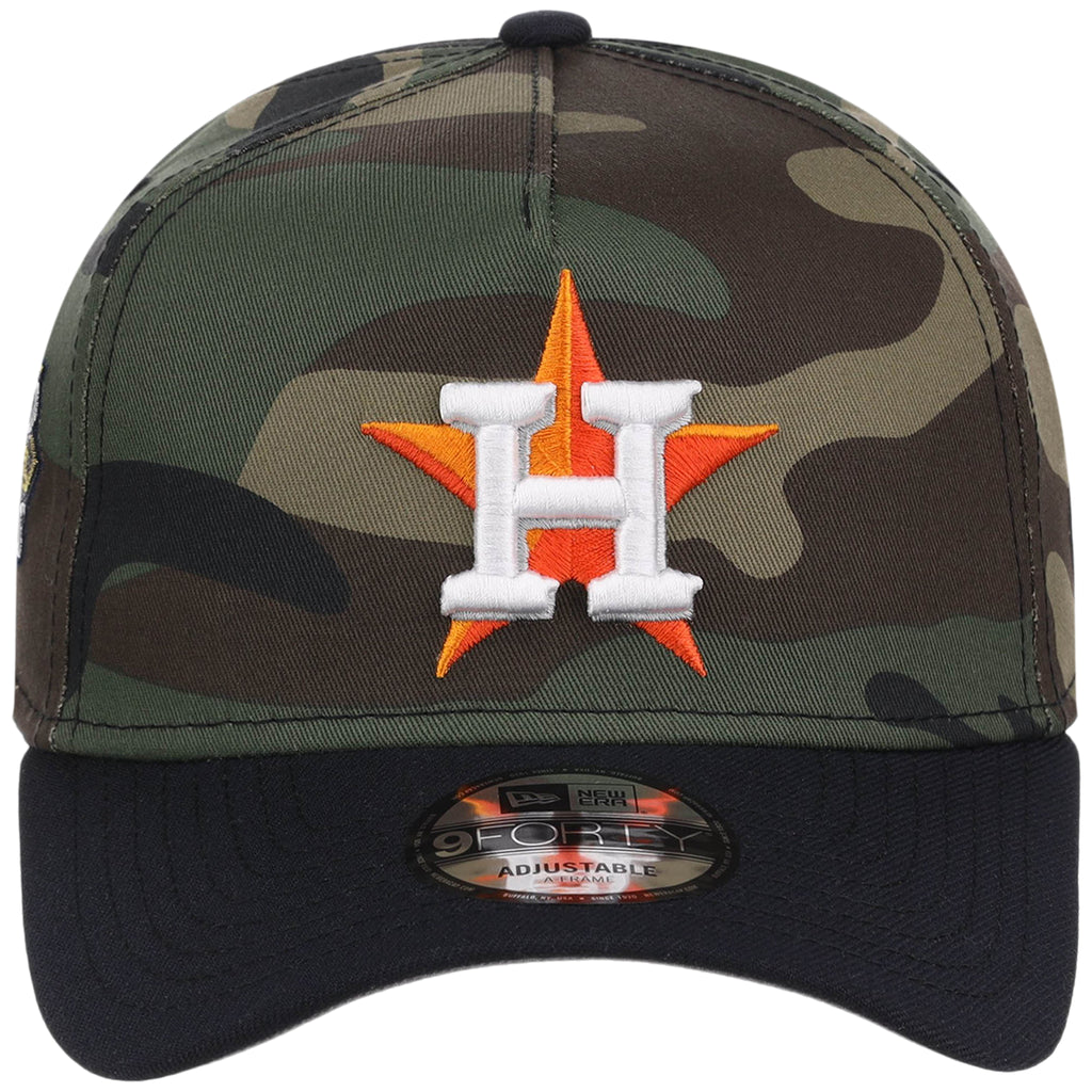 Houston Astros MLB Woodland Contrast New Era 9FORTY